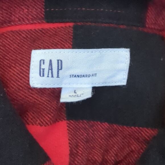 USA Tradition Truck Flannel Shirt upcycled one of a kind unisex large - Picture 8 of 8